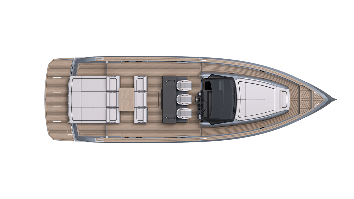 Main Deck - Top View Open
