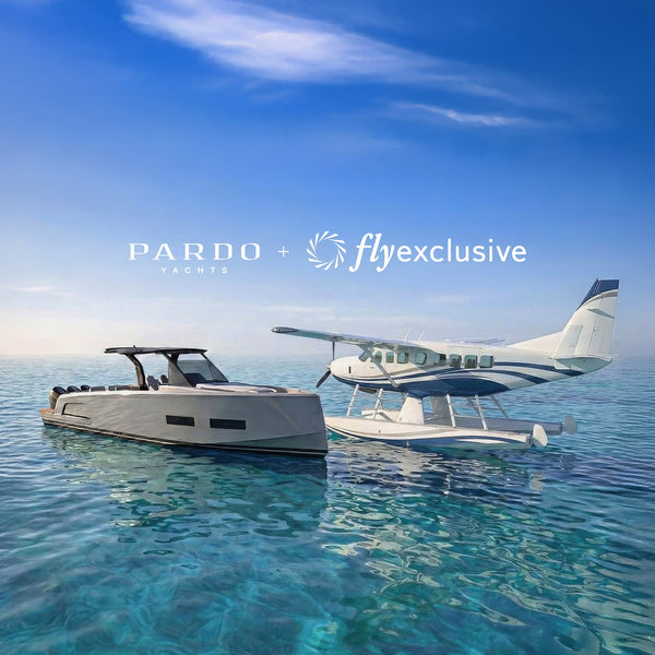 New Pardo Yachts partnership with flyExclusive