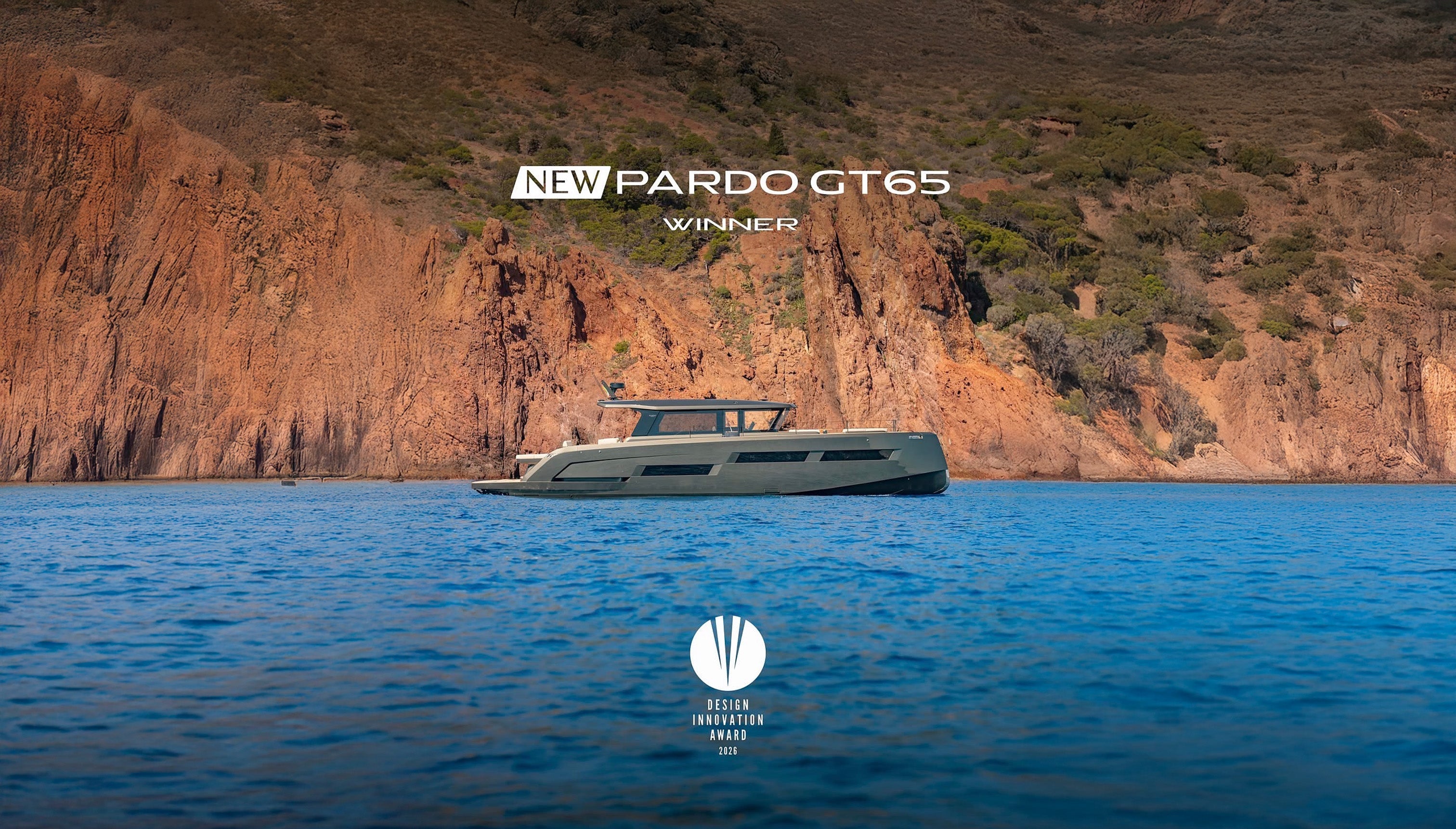 The New Pardo GT65, winner of the Design Innovation Award 2026