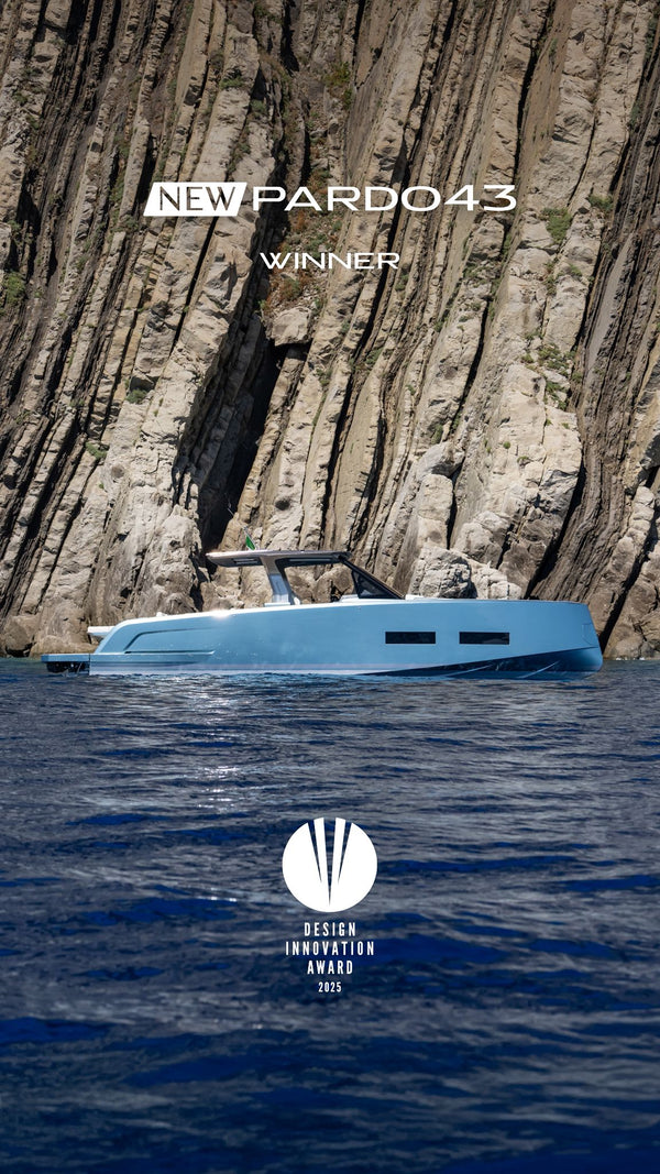 The new Pardo 43 triumphs at the Design Innovation Award 2025
