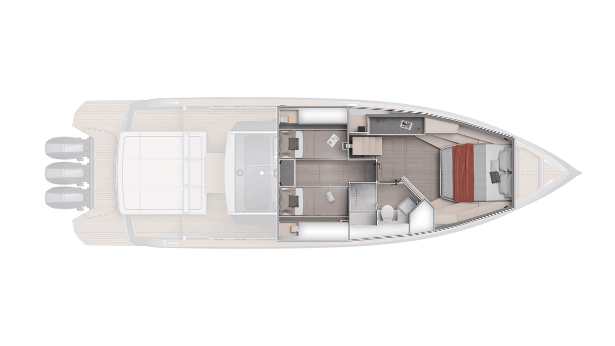 Lower Deck - 2 Cab / Versione Letto (OPT)