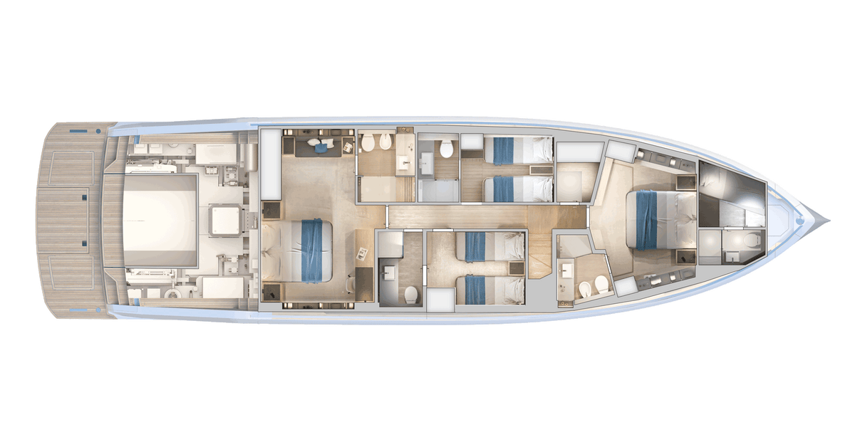 Lower Deck - 4 cab. OPT