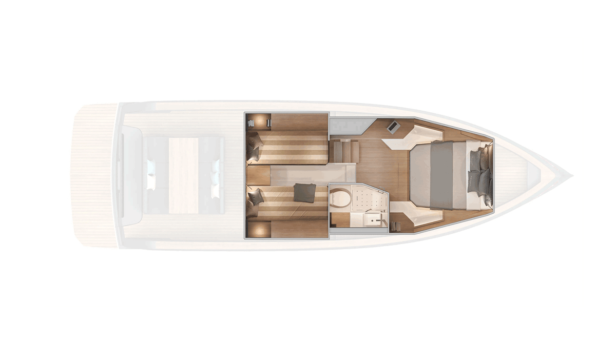 Lower Deck - 2 Cabins (OPT)